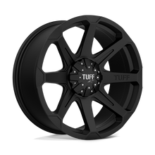Tuff 2210T05-05D47F78 - T05 22X10 Flat Black W/ Machined Face