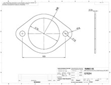 Turbo XS G762H - 2-Bolt High Temperature Exhaust Gasket 76mm/3in ID (Single)
