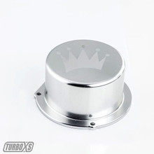 Turbo XS W15-VPC-SIL - 15-16 Subaru WRX Billet Aluminum Vacuum Pump Cover - Silver