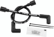 TwinPower 110117 - Twin Power 65-79 FL FX 89-99 Softail 91-98 Dyna 65-85 XL Black Ignition Wire Set