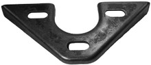 U-B Machine 40-0510 - Rack and Pinion Mount - 1/2 in Slots - 3/16 in Thick - Steel - Natural - Each