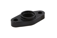 Turbosmart TS-0804-1011 - Billet Turbo Drain Adapter w/ Silicon O-Ring 52mm Mounting Holes - T3/T4 Style Fit