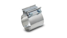 Vibrant 1174 - Easy Seal SS Exh Sleeve Butt Joint Clamp for 3.5in OD Tubing also 3.5in Nominal Oval Tubing