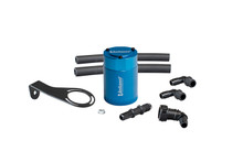 Volant VC0018 - 21-25 Ford Bronco 2.3L Turbo 3oz Aluminum Oil Catch Can w/Mounting Bracket - Blue