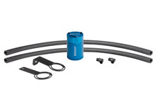 Volant VC0017 - Universal 5/8in Connection 3oz Aluminum Oil Catch Can w/Mounting Bracket - Blue