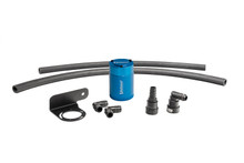 Volant VC0009 - 15-25 Ford F-150 Auto 3oz Aluminum Oil Catch Can w/Mounting Bracket - Blue