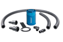 Volant VC0002 - 18-25 Jeep Wrangler/Gladiator JLU/JL/JT 3oz Aluminum Oil Catch Can w/Mounting Bracket - Blue