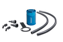Volant VC0001 - 14-19 Chevrolet Silverado 1500 3oz Aluminum Oil Catch Can w/Mounting Bracket - Blue