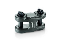 Warn 100625 - Epic Hyperlink; Up to 18000 lbs.; Dual; Aluminum; Steel Screw Pin; Gunmetal;