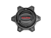 Warn 104483 - OPTIONAL WHEEL CENTER CAP - BLACK/RED 6 LUG