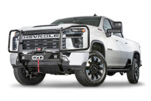 Warn 106595 - TRANS4MER GRILLE GUARD KIT - SILVERADO HD FULL GUARD