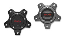 Warn 106683 - OPTIONAL WHEEL CENTER CAP - BLACK/RED 5 LUG