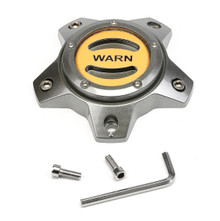 Warn 106682 - REPLACEMENT WHEEL CENTER CAP - GRAY/GOLD 5 LUG
