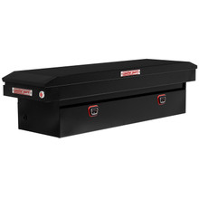 WEATHER GUARD 126-5-04 - Saddle Box; Steel; Full Standard; Gloss Black; 11 cu ft;
