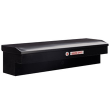 WEATHER GUARD 175-5-04 - Lo-Side Box; 56 in. Lo-Side Box; Steel; Gloss ABlack; 4 cu ft;