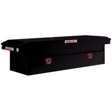 WEATHER GUARD 120-5-04 - Saddle Box; Steel; Full Low Profile; Gloss Black; 11 cu ft;