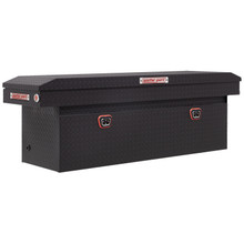 WEATHER GUARD 123-52-04 - Saddle Box; Aluminum; Full Deep; Matte Black; 15 cu ft;