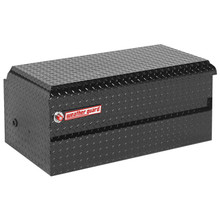 WEATHER GUARD 644-5-01 - All Purpose Chest; 6.0 ft.; Height 17 in.; Length 37 in.; Width 20.25 in.; Gloss Black; Heavy Duty Welded; Aluminum;