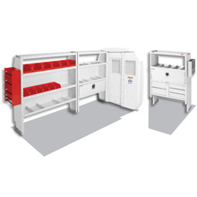 WEATHER GUARD 600-8214R - Electrical Contractor Van Package