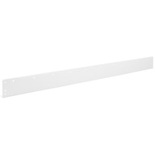 WEATHER GUARD 9705-3-02 - Retainer Lip; 0.6 ft.; Depth 1.5 in.; Height 1.5 in.; Width 52 in.; White; Steel; Powder Coat Finish;