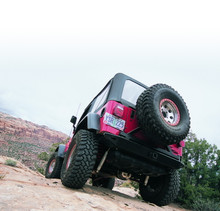 Warn 61857 - JEEP YJ AND TJ REAR BUMPER