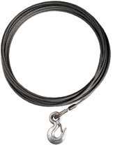 Warn 77534 - WIRE ROPE ASSEMBLY 1/2 Inch Diameter x 75 Foot Length