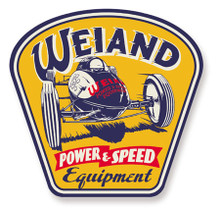 Weiand 10004WND - Metal Power/Speed Sign