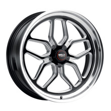 Weld S10720573625 - S107 22X10.5 Laguna 5X127 ET13 BS6.25 Gloss Black MIL Dia 78.1