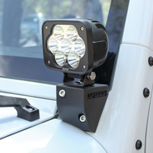 Westin 62-41045 - /Snyper 07-17 Jeep Wrangler Snyper Lower Pillar Mounts - Textured Black