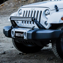 Westin 62-41065 - /Snyper 07-17 Jeep Wrangler Snyper Bumper Mount 30in LED Bar - Textured Black