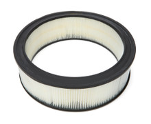 Wix 42098 - Air Filter Element - Round - 12 in Diameter - 3.489 in Tall - Wire Mesh Included - Paper - White - Various GM Applications 1968-97 - Each