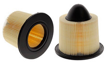 Wix 46418 - Air Filter Element - Round - 8.134 in OD Base - 5.133 in OD Top - 7.811 in Tall - Paper - White - Various Ford Applications 1995-19 - Each