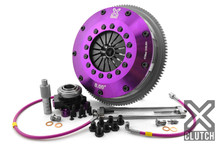 XCLUTCH XKMI20682-2E - 1997 Mitsubishi Lancer EVO IV 2.0L 8in Twin Solid Ceramic Clutch Kit