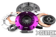 XCLUTCH XKSU20522-2B - 15-17 Subaru WRX Base 2.0L 8in Twin Sprung Ceramic Clutch Kit
