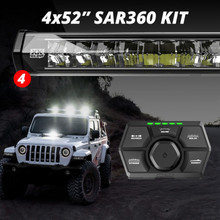 XKGLOW XK-SAR360-3333 - XK Glow SAR360 Light Bar Kit Emergency Search and Rescue Light System (4) 52In