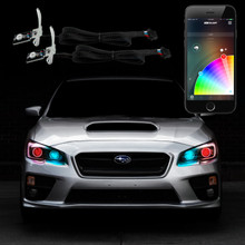 XKGLOW XK042009 - XK Glow 2xRGB Demon Eye Million Color  Smartphone App Controlled Kit