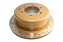 DBA DBA786X - 96-97 Lexus LX450 / 8/92+ Toyota Landcruiser Rear Drilled & Slotted Street Series Rotor