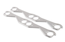 Flowtech 99150FLT - Header Gaskets - Aluminum-Layered - 262-400 Chevrolet Small Block Gen I 1955-91
