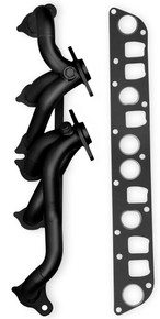 Flowtech 92003FLT - Shorty Header - Black Painted