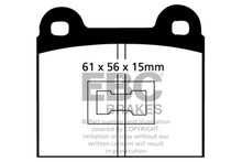 EBC UD096 - 73-77 Audi Fox 1.5L Ultimax2 Front Brake Pads