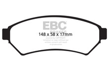 EBC UD1075 - 05-09 Buick Allure (Canada) 3.6 Ultimax2 Front Brake Pads