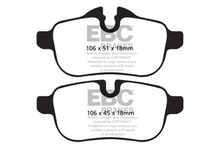 EBC UD1433 - 09+ BMW Z4 3.0 (E89) Ultimax2 Rear Brake Pads