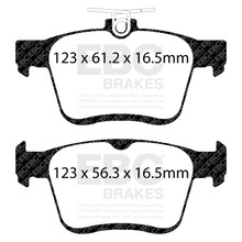 EBC UD1761 - 2014+ Audi A3 1.8 Turbo (w/Electronic Parking Brake) Ultimax2 Rear Brake Pads