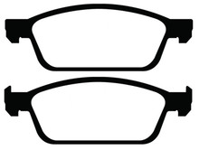 EBC UD1645 - 13+ Ford Escape 1.6 Turbo 4WD Ultimax2 Front Brake Pads