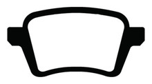 EBC UD1722 - 13+ Fiat 500L 1.4 Turbo Ultimax2 Rear Brake Pads