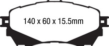 EBC UD1711 - 14+ Mazda 6 2.5 Ultimax2 Front Brake Pads