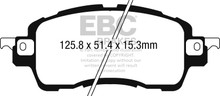 EBC UD1852 - 2016 Scion iA 1.5L Ultimax2 Front Brake Pads