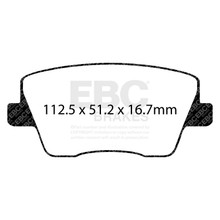 EBC UD2212 - 2019+ Hyundai Veloster Turbo N (2nd Gen) 2.0L Ultimax Rear Brake Pads
