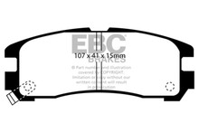 EBC UD383 - 95-99 Chrysler Sebring Coupe 2.0 Ultimax2 Rear Brake Pads