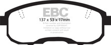 EBC UD653 - 95-99 Infiniti I30 3.0 Ultimax2 Front Brake Pads